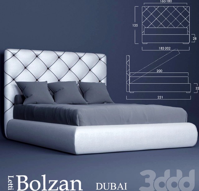 Кровать Bolzan Letti  Dubai