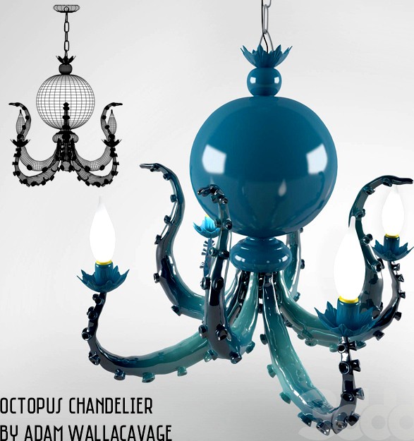 Octopus Chandelier by Adam Wallacavage