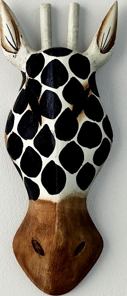 Balinese Dotted Giraffe Mask