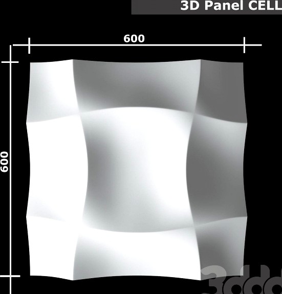 3D panel  CELL / 3D панель CELL