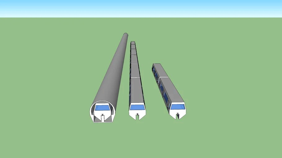 New And Improved Monorail Trains and Tracks