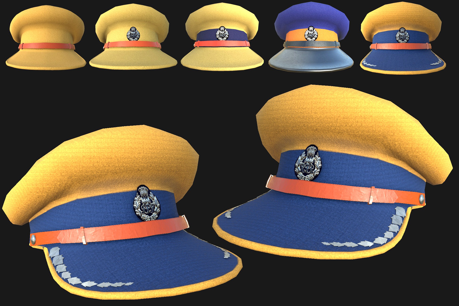 Indian Policeman Cap