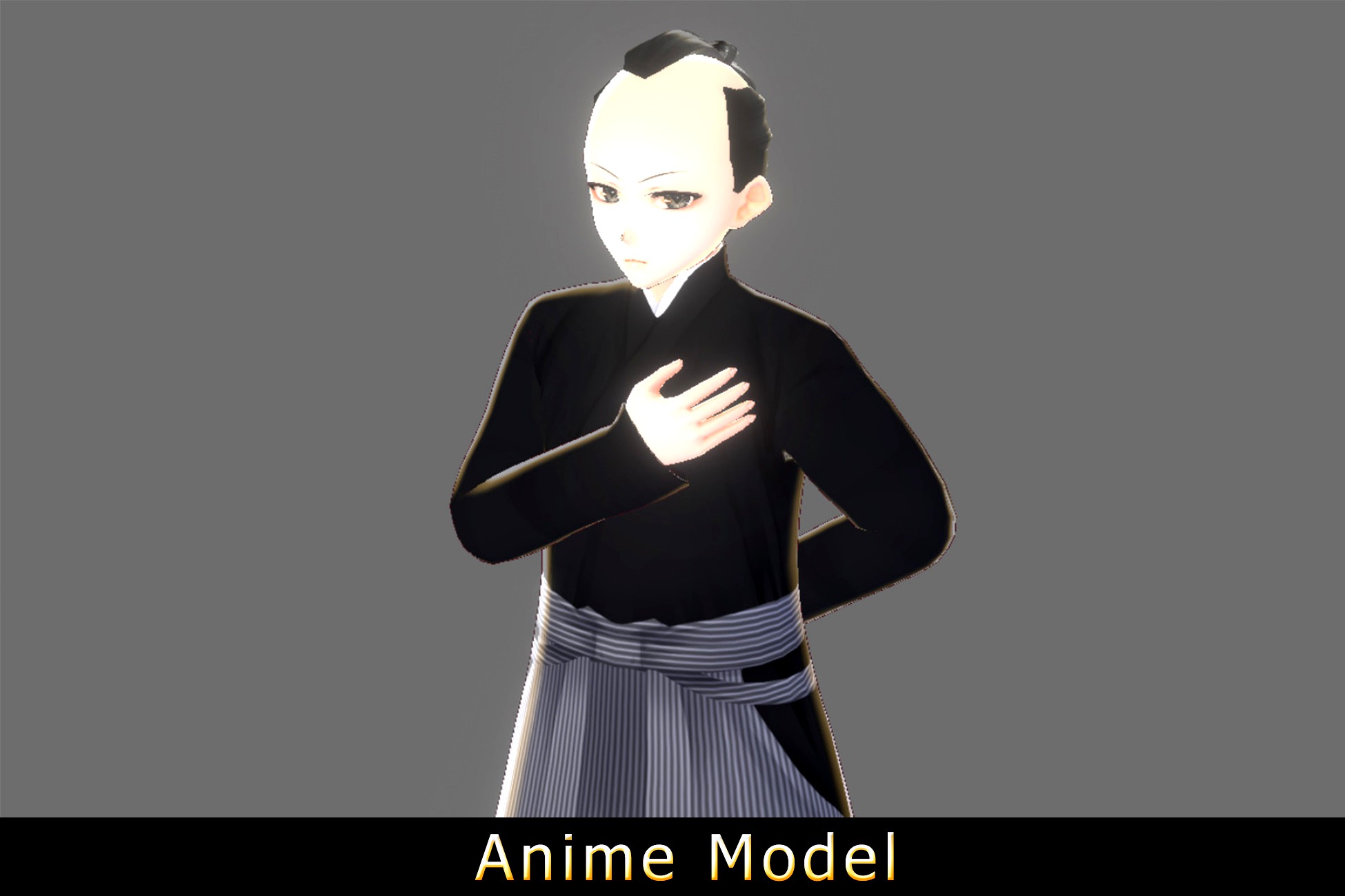 Anime Character : Samurai (Contain VRM)
