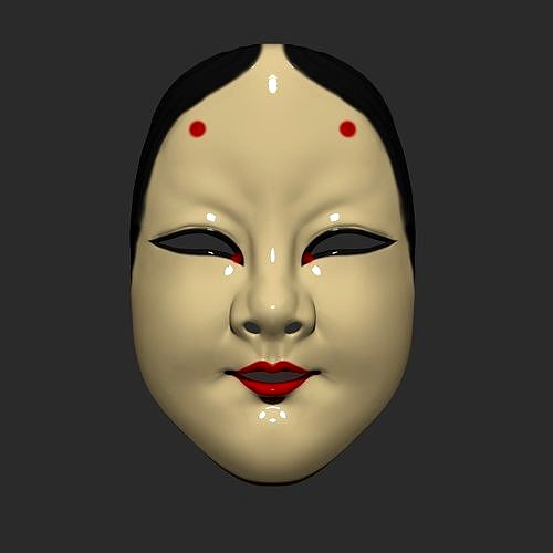 Japanese Mask The Deep World of Noh - Noh Mask  | 3D