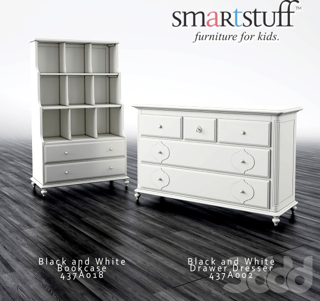 SmartStuff Bookcase and Drawer dress