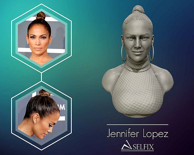 Jennifer Lopez  sculpture Ready to Print | 3D