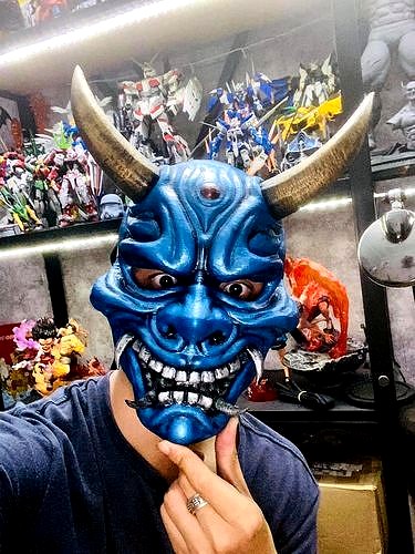 Hannya Mask -Satan Mask - Demon Mask for cosplay | 3D