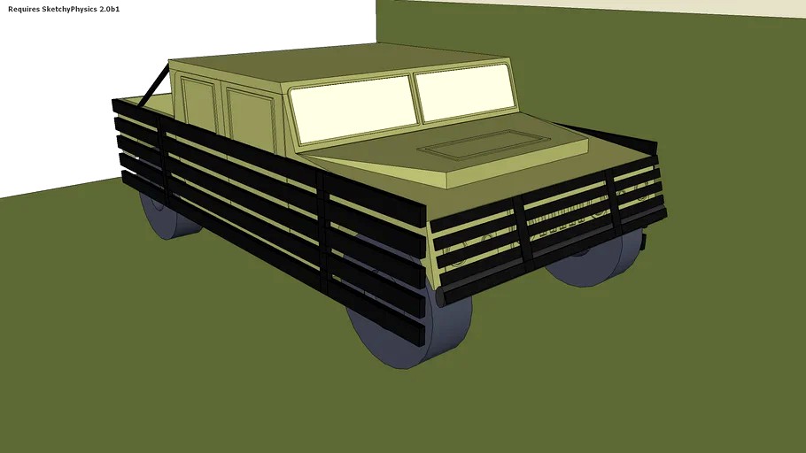 hmmwv with repulsion shielding sketchyphysics