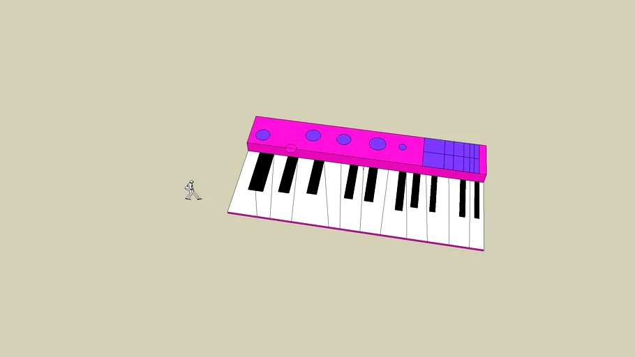 pinky, grey blue keyboard