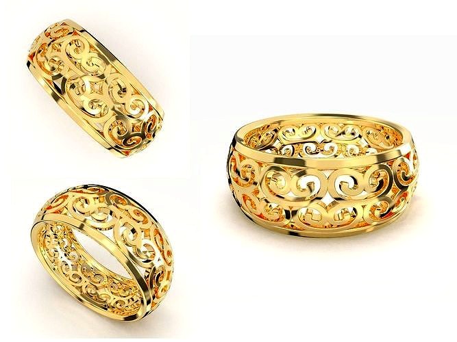 GOLD RING | 3D