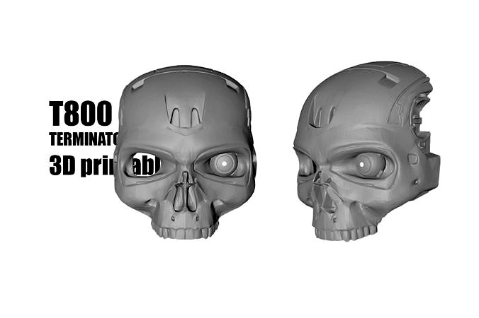 T800 Terminator mask helmet | 3D