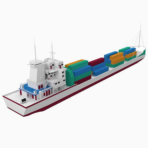 ship low poly