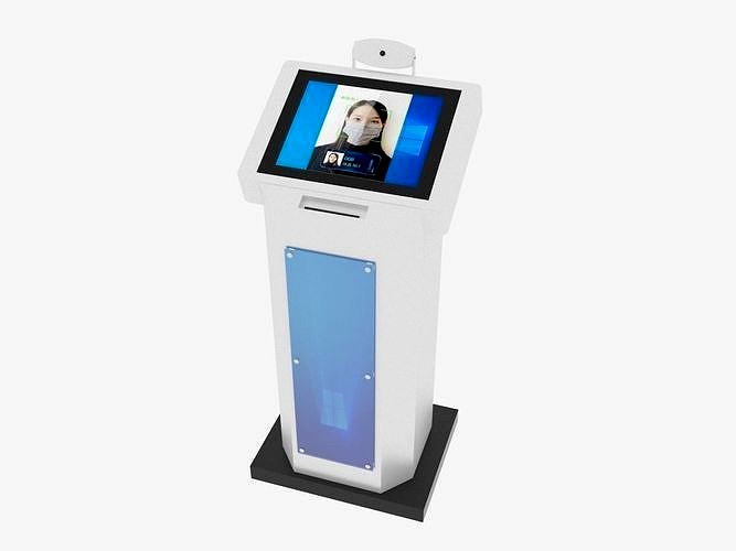 Face recognition kiosk 3d model