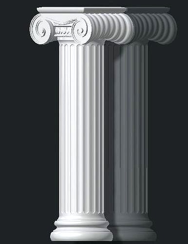 ionic column 3d model | 3D