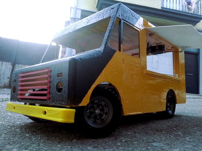 RC fast food drift rally trail crawler truck | 3D
