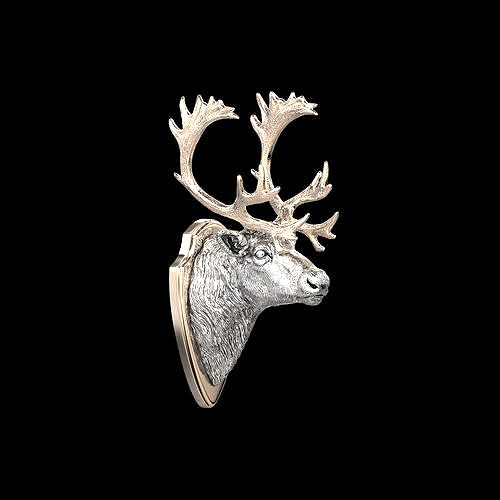 reindeer head | 3D