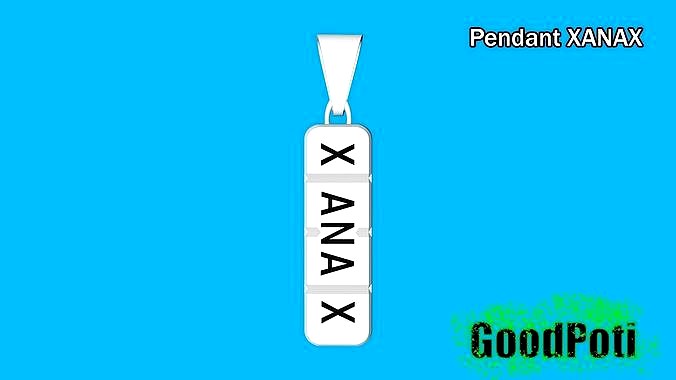 Pendant XANAX | 3D