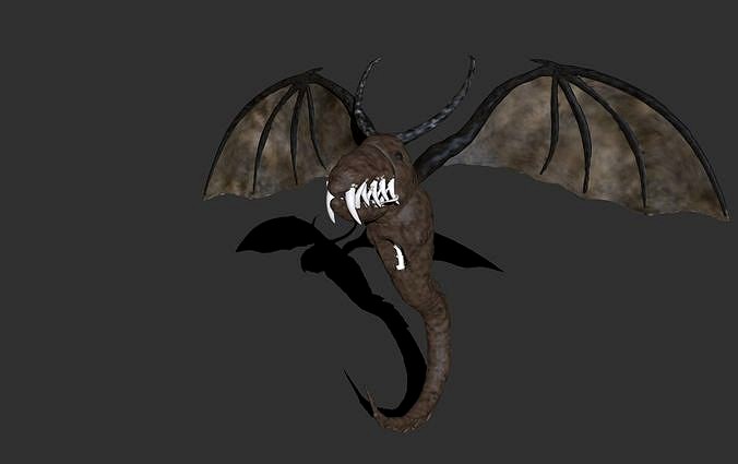 Devill Dragon 3D Model