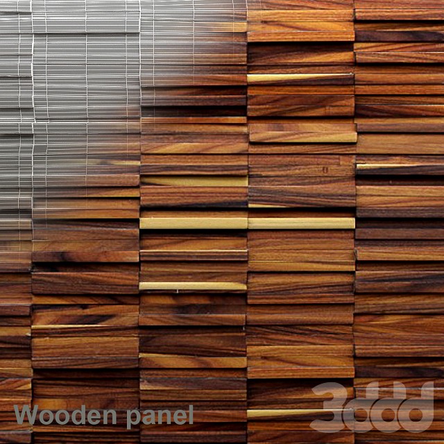 wooden planks panel