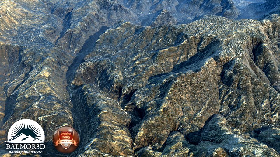 Rocky Mountains North America3d model