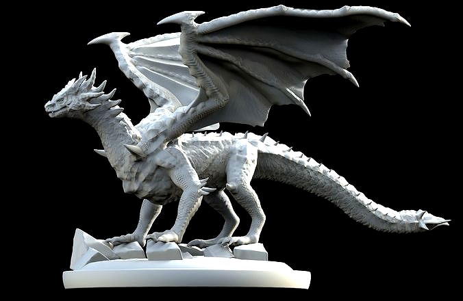 The Wise Dragon Daedalus Zbrush Project File
