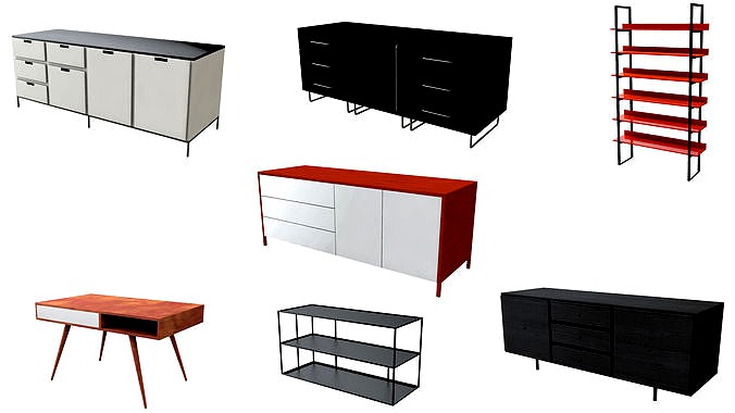 Cabinet Shelf and Credenza Collection