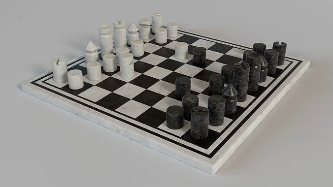 CB2 Marble Chess Game