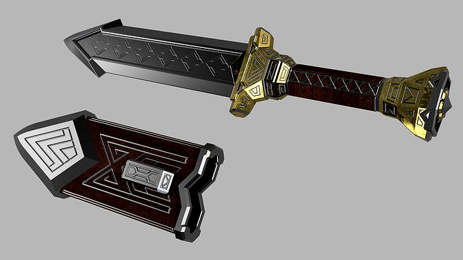 Thorins knife from The Hobbit | 3D