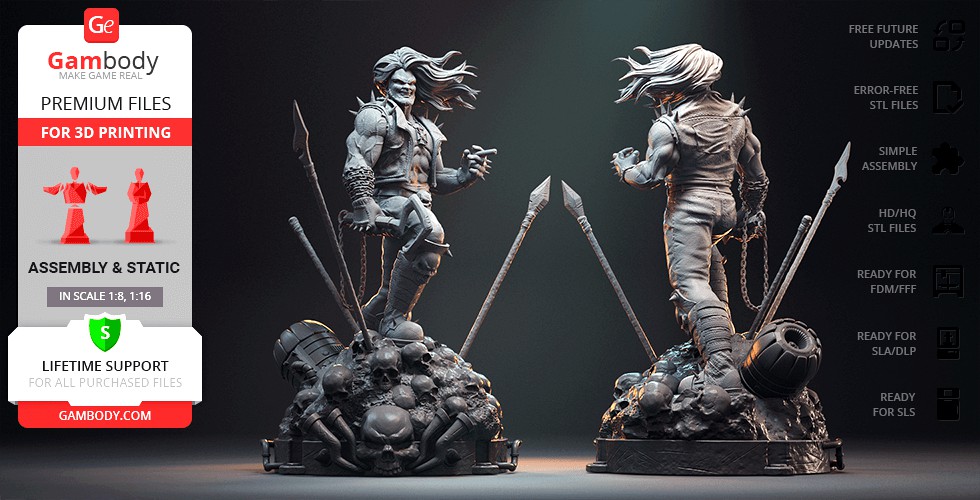 Lobo 3D Printing Figurine | Assembly