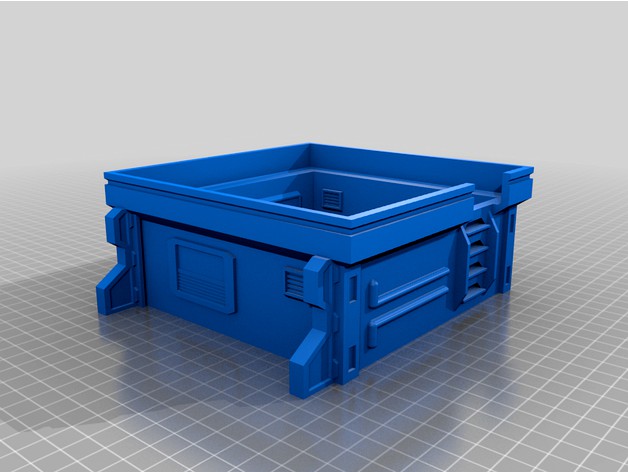 6x6 Upgraded Habitat - Kolony 28mm Terrain Starter   by boonman22