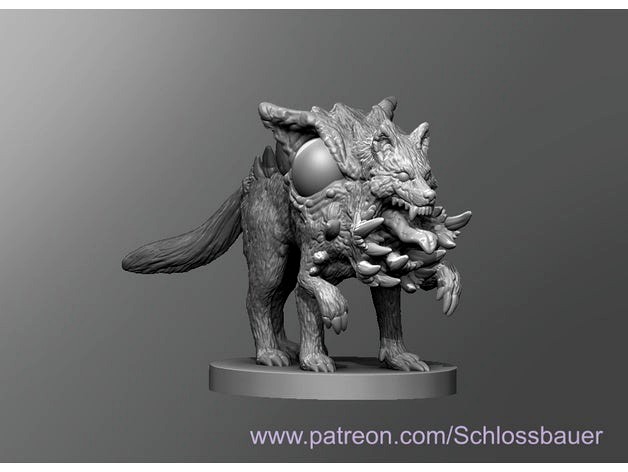 Mutated Wolf by schlossbauer