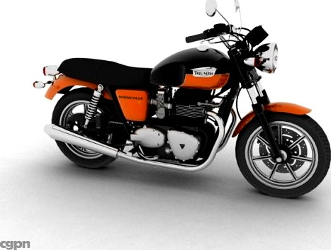 Triumph Bonneville SE 20123d model