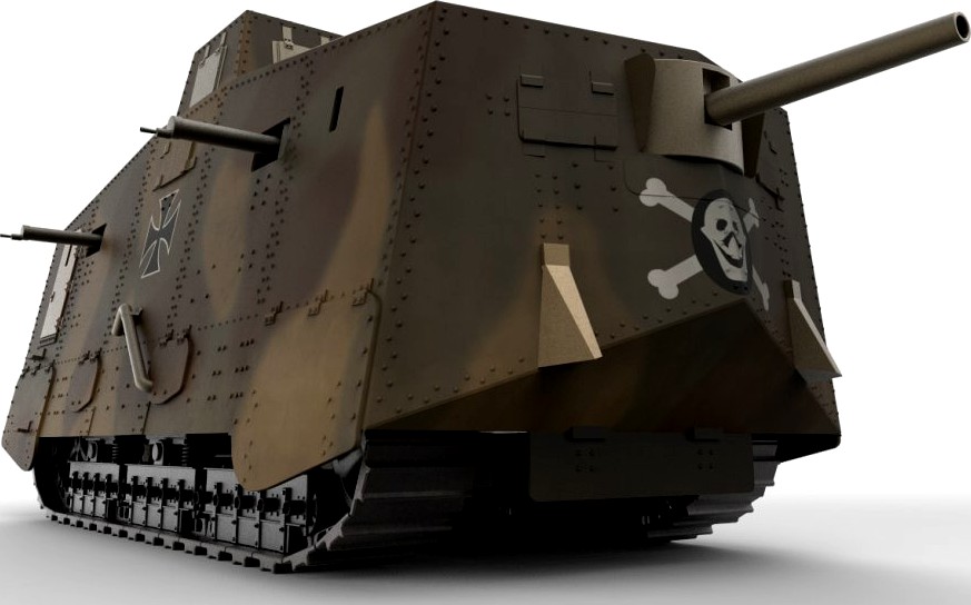 A7V German Tank3d model