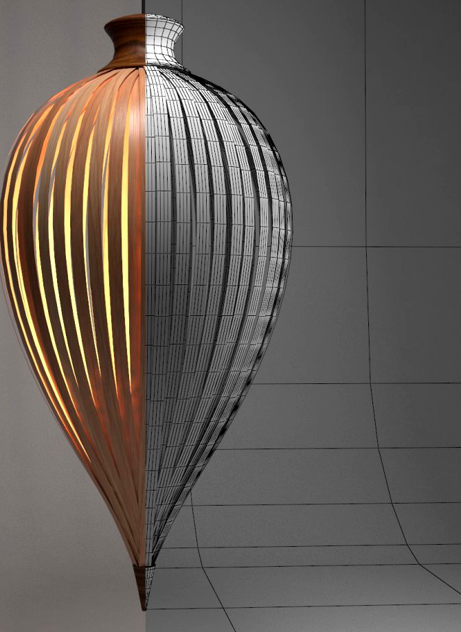 Plumb Pendant Light by Peter Pierobon3d model