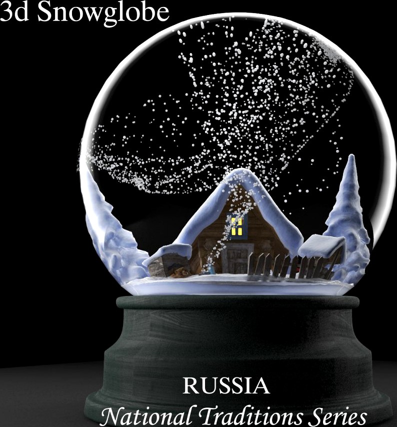 SnowGlobe (National Traditions series: Russia)3d model