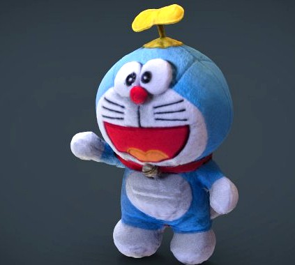 Doraemon cat doll3d model