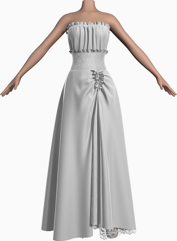 Wedding Dress 0063d model