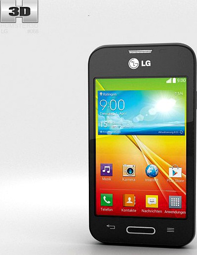 LG L35 Black3d model