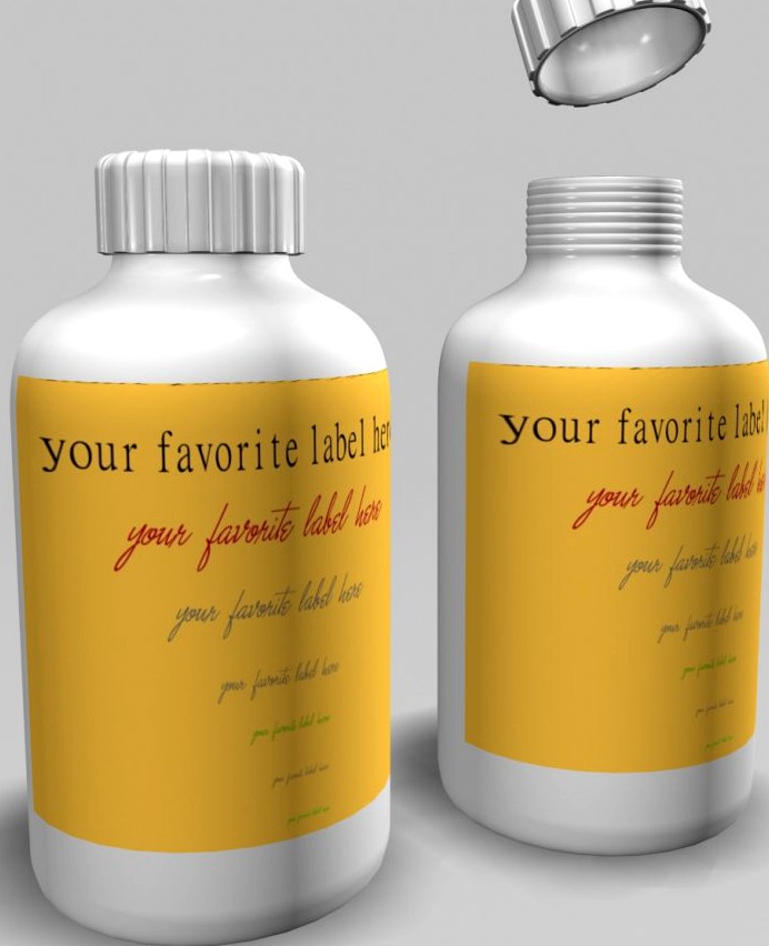 Medicine Bottle 23d model