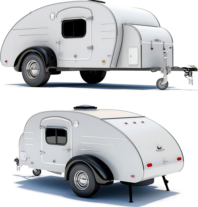 Teardrop Trailer 013d model