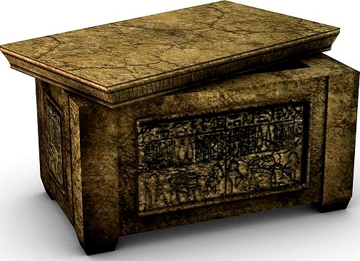 Egyptian stone ark3d model