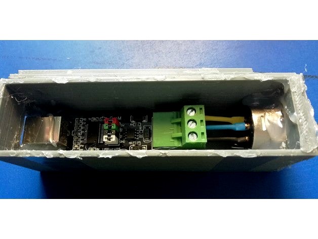 Case for DMX Interface with USB to RS485 TTL Serial Adapter by JuliTec