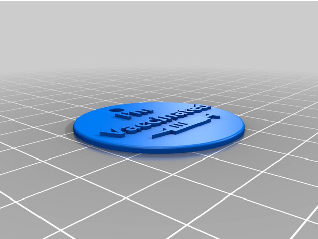 Vaccinated keychain by 3DScubaPrinter