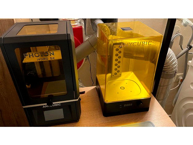 Feed for Anycubic Wash & Cure 2.0 by Satellietje