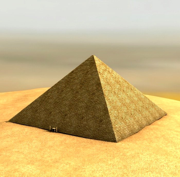Egyptian pyramid3d model