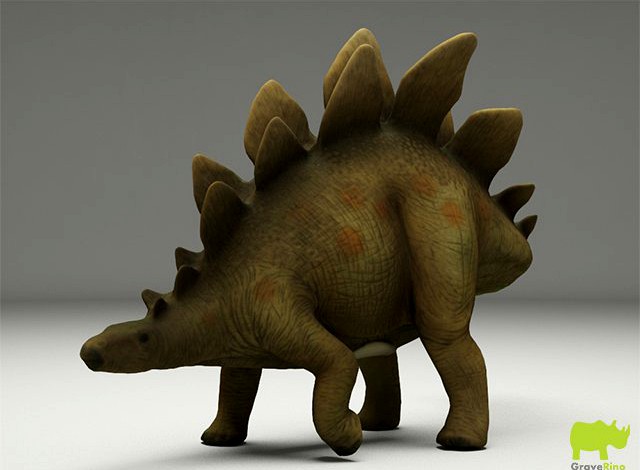 Schleich Toy Stegosaurus3d model