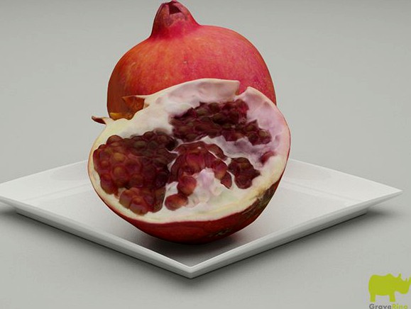 Pomegranates3d model
