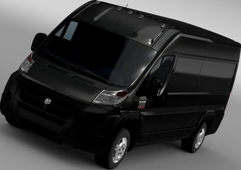Ram Promaster Cargo 3500 HR 159WB EXT 20153d model