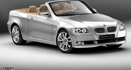 BMW 3 convertible e923d model