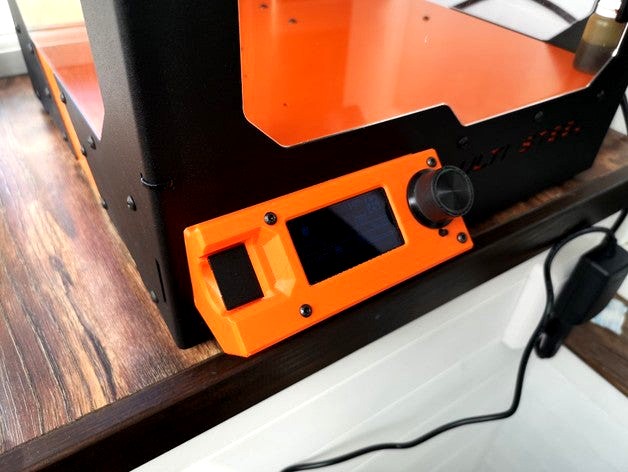 Ulti Steel screen holder (fysetc mini12864) by Onistchenko